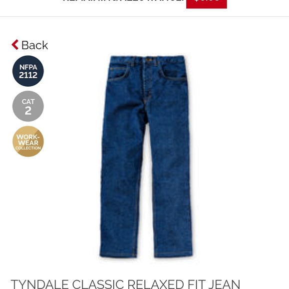 FR TYNDALE JEANS - Picture 3 of 4